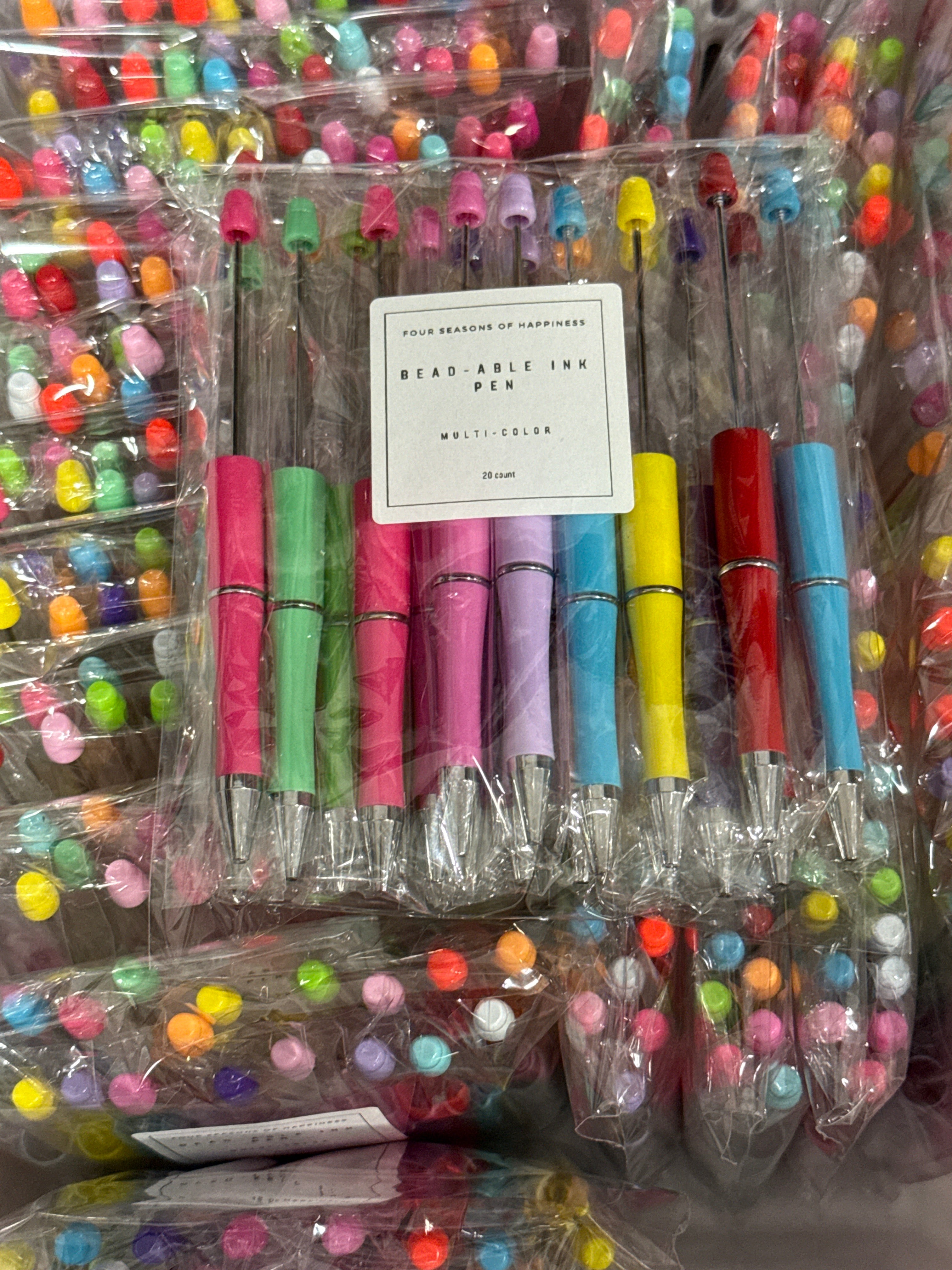Beading Pen Plastic 20 Count Mixed Random Color Bag – Four Seasons of ...
