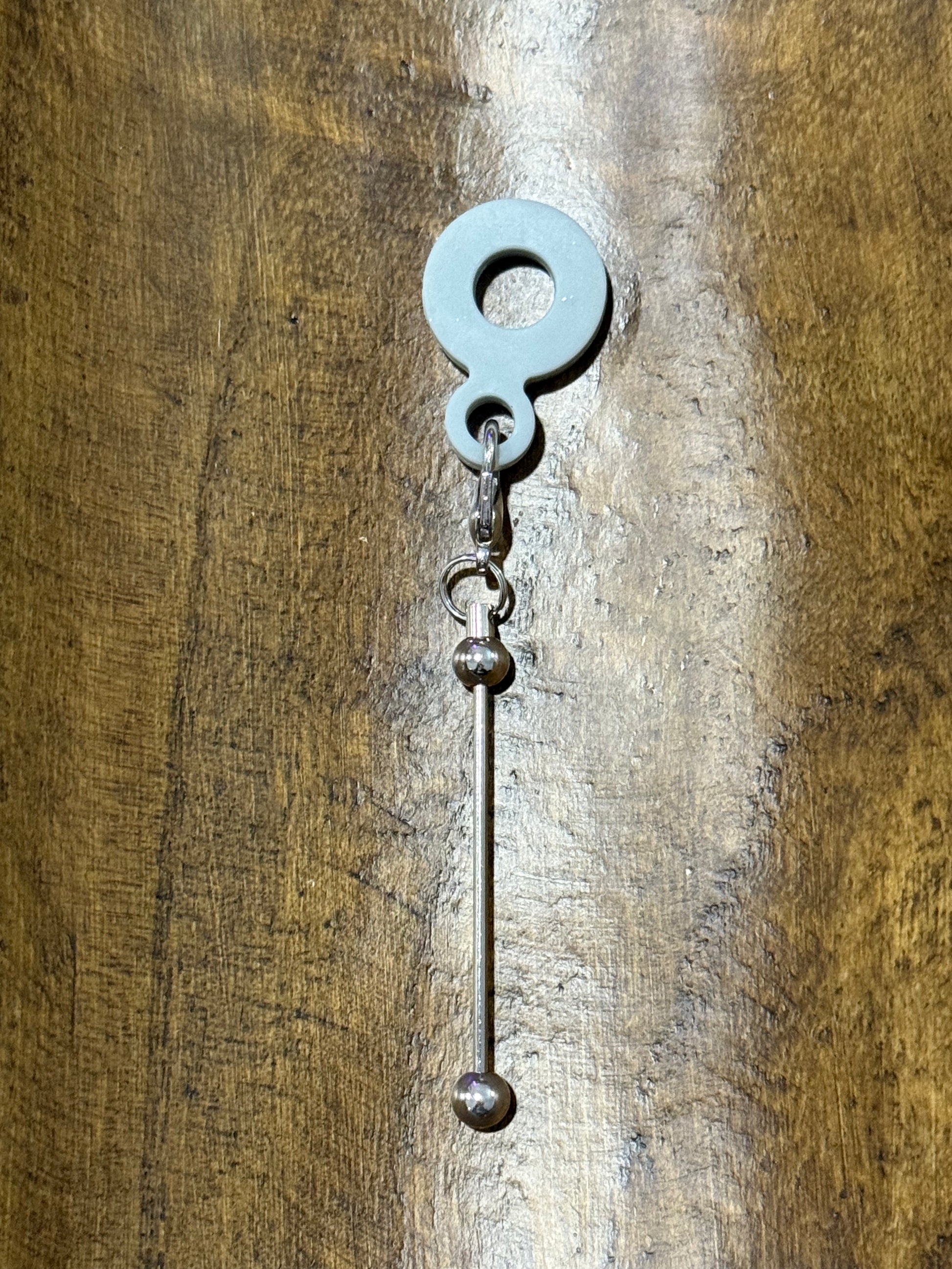 Silicone Blank Bead-able Straw Charm Multiple Color Options – Four ...